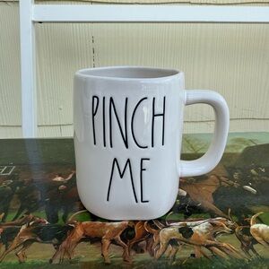 Rae Dunn White 'Pinch Me' Mug New Without Tag